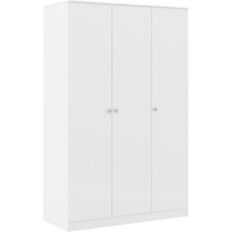 Seconique Denver 3 Door White Gloss Wardrobe - Size: 175 x 112 x 48cm - Wilko - thumbnail 3