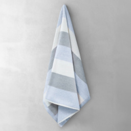 Velosso Weston Blue Strip Hand Towel Set of 2 - Wilko - thumbnail 4