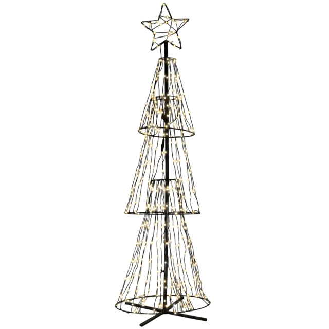 Xmas Haus 310 LED Warm White Tree 1.5m - Size: 5ft - Black - Wilko - image 1