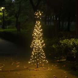 Xmas Haus 310 LED Warm White Tree 1.5m - Size: 5ft - Black - Wilko - thumbnail 3