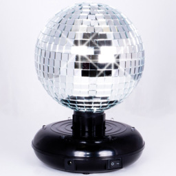 Cheetah LED Mirror Ball 6 inch - Size: 15.2 x 24 x 24cm - Silver - Wilko - thumbnail 6