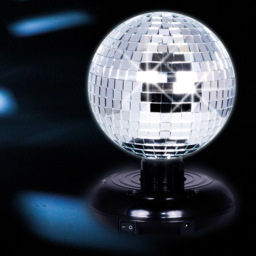 Cheetah LED Mirror Ball 6 inch - Size: 15.2 x 24 x 24cm - Silver - Wilko - thumbnail 7