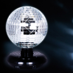 Cheetah LED Mirror Ball 6 inch - Size: 15.2 x 24 x 24cm - Silver - Wilko - thumbnail 4