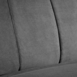 Julian Bowen Miro 3 Seater Grey Velvet Sofa Bed - Wilko - thumbnail 5