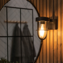 ValueLights Fanar Black Outdoor Wall Light - Size: 12 x 19 x 20cm - Wilko - thumbnail 3