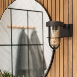 ValueLights Fanar Black Outdoor Wall Light - Size: 12 x 19 x 20cm - Wilko - thumbnail 4