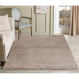 Desire Rugs Oxford Light Beige Plain Shaggy Rug 200 x 290cm - L.Beige - Wilko - thumbnail 3