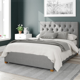 Aspire Olivier King Size Grey Eire Linen Ottoman Bed - Aspire Beds - Wilko - thumbnail 1