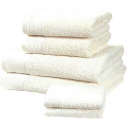 Rapport Home Chatsworth Super Soft 600gsm Combed Cotton White Face Towel - Size: 0.1 x 30 x 30cm - Wilko