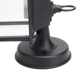 Living and Home E27 Metal Waterproof Garden Wall Light - Size: 22 x 10 x 10cm - Black - Wilko - thumbnail 5