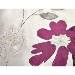 Intimates Breeze King Size Floral Embroidered Duvet Set - Multi - Wilko - thumbnail 4