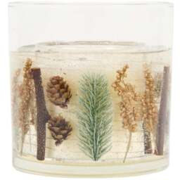 Spruce and Cedar Glass XL LED Candle - Wilko - thumbnail 1
