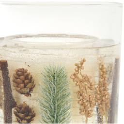 Spruce and Cedar Glass XL LED Candle - Wilko - thumbnail 5