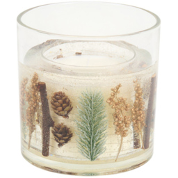 Spruce and Cedar Glass XL LED Candle - Wilko - thumbnail 3