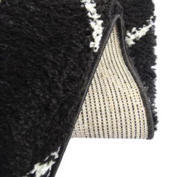 Homemaker Black Snug Nomadic Shaggy Rug 120 x 170cm - Wilko - thumbnail 5