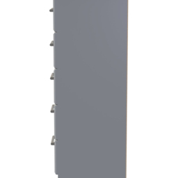 Crowndale Kent 5 Drawer Dusk Grey and Bardolino Oak Chest of Drawers - Wilko - thumbnail 5