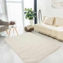 DS Living Cloud Luxe Plain Natural Rug 120 x 160cm - Cream - Wilko - thumbnail 3