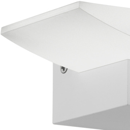 EGLO Metrass Plastic and Aluminium White Uplighter LED Wall Light - Size: 20 x 10.5 x 10.5cm - Wilko - thumbnail 4