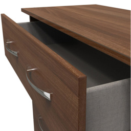 Crowndale Avon 4 Drawer Noche Walnut Chest of Drawers - Wilko - thumbnail 7
