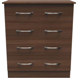 Crowndale Avon 4 Drawer Noche Walnut Chest of Drawers - Wilko - thumbnail 4