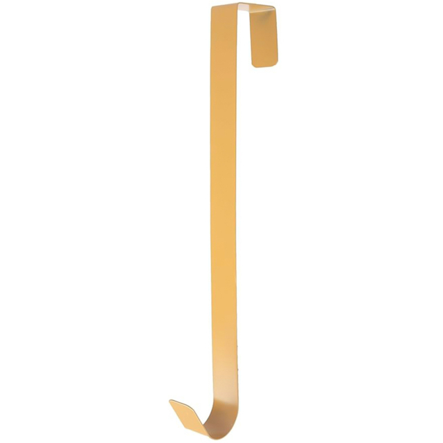 Shatchi Gold Metal Wreath Hanger Green - Size: 39 x 1.5 x 30cm - Wilko - image 1