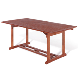 Rowlinson Bali 8 Seater Rectangular Extendable Dining Set with Parasol - Brown - Wilko - thumbnail 5