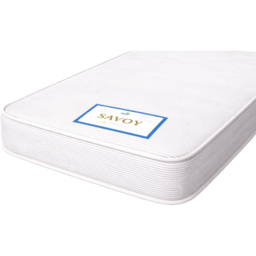 Sareer Savoy Double Pocket Sprung Memory Wool Crib 5 Mattress - Grey - Wilko - thumbnail 4