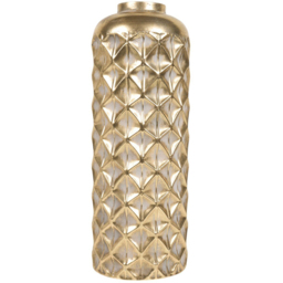 Maya Tall Metal Vase Gold - Wilko - thumbnail 3