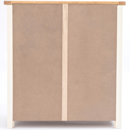 Castelli 4 Drawer Off White Chest of Drawers with Chrome Knobs - Wilko - thumbnail 7