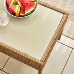 Furniturebox Zante 4 Seater Beige Rattan Sofa Lounge Set - Cream - Wilko - thumbnail 5