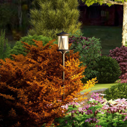 Outsunny Waterproof Cool White Outdoor Street LED Light - Size: 127 x 17 x 17cm - Black - Wilko - thumbnail 3