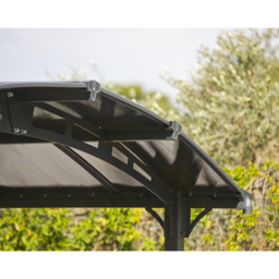 Palram Canopia Tucson 2.42 x 4.35m Grey Garden Gazebo - Wilko - thumbnail 4