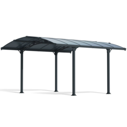 Palram Canopia Tucson 2.42 x 4.35m Grey Garden Gazebo - Wilko - thumbnail 3