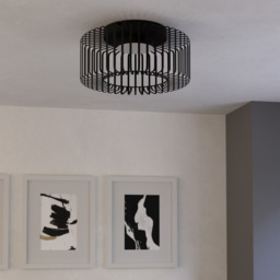EGLO Ginestrone-Z Black Steel RGB LED Ceiling Light - Size: 22 x 45 x 22cm - Wilko - thumbnail 5