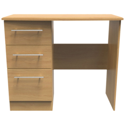 Crowndale Sherwood 3 Drawer Oak Vanity Unit - Size: 41.5 x 95 x 79.5cm - Brown - Wilko - thumbnail 3