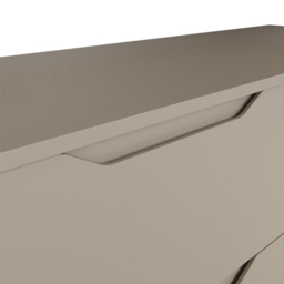 FWStyle Luno 4 Drawer Putty Modern Chest of Drawers - Brown - Wilko - thumbnail 6