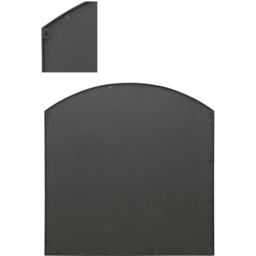 MirrorOutlet The Arcus Black Framed Arched Wall Garden Mirror 100 x 100cm - Size: 100 x 100 x 3cm - Wilko - thumbnail 5