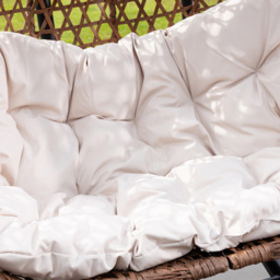 Artemis Home Beauchamp 2 Seater Cream Swing Chair - Wilko - thumbnail 3