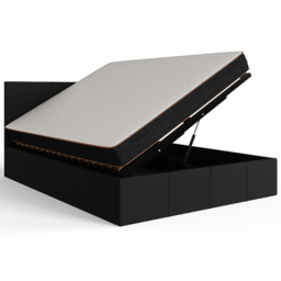 GFW King Black Side Lift Ottoman Bed - Wilko - thumbnail 5