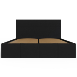 GFW King Black Side Lift Ottoman Bed - Wilko - thumbnail 6