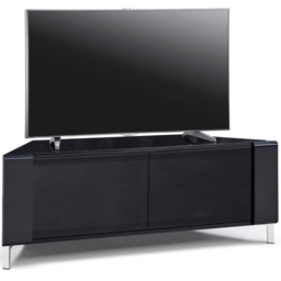 MDA Designs Corvus 2 Door Black TV Cabinet - Size: 45 x 120 x 47cm - Wilko - thumbnail 6