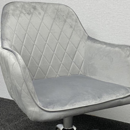 Kosy Koala Grey Wooden Office Desk with Velvet Upholstered Chair - Wilko - thumbnail 4