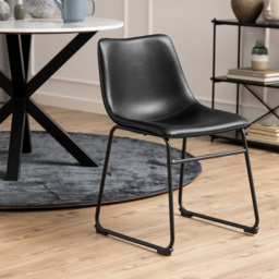 Florence Oregon Set of 2 Black Dining Chairs - Furniture To Go - Wilko - thumbnail 6