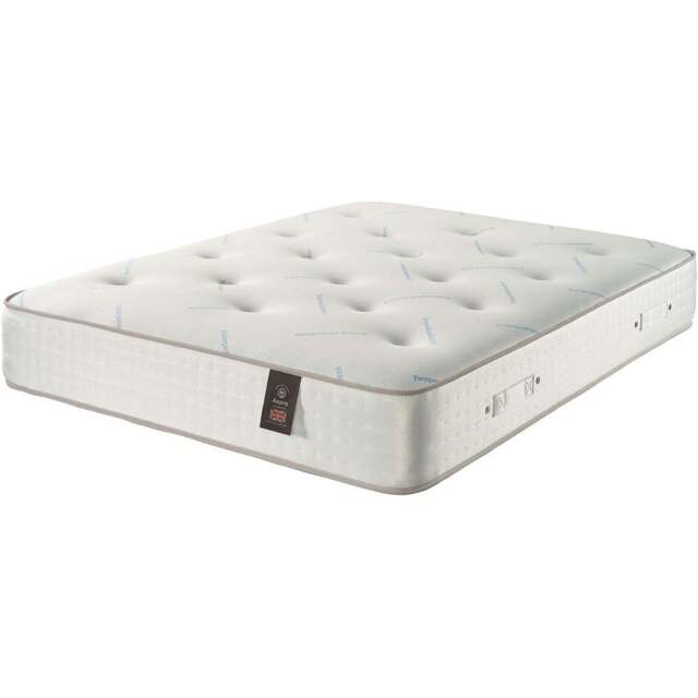 Aspire Super King Size Climate Cool Pocket Mattress - White - Wilko - image 1