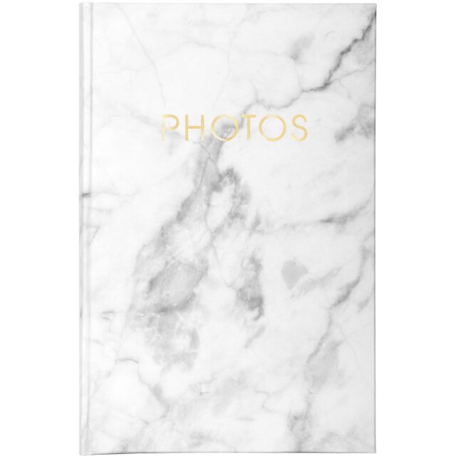 Marble Foil Slip In Photo Album 6 x 4 inch - Wilko - image 1