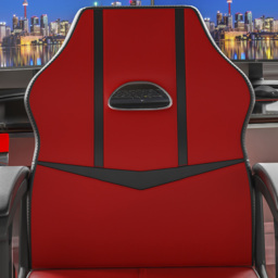 Vida Designs Comet Red and Black Swivel Office Chair - Size: 55 x 58 x 101cm - Wilko - thumbnail 4