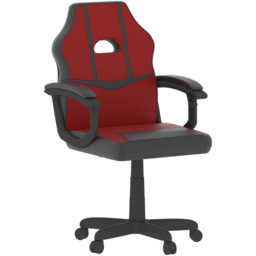 Vida Designs Comet Red and Black Swivel Office Chair - Size: 55 x 58 x 101cm - Wilko - thumbnail 3