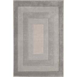 Homemaker Daytona Border Grey Rug 80 x 150cm - Wilko - thumbnail 1