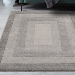 Homemaker Daytona Border Grey Rug 80 x 150cm - Wilko - thumbnail 3