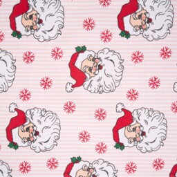 Santa Print Table Runner Pink - Wilko - thumbnail 4
